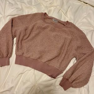 Free people dupe crop sweater